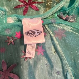 Disney Frozen Teal and Pink Glitter Dress (size 3/4) fits up to 5t